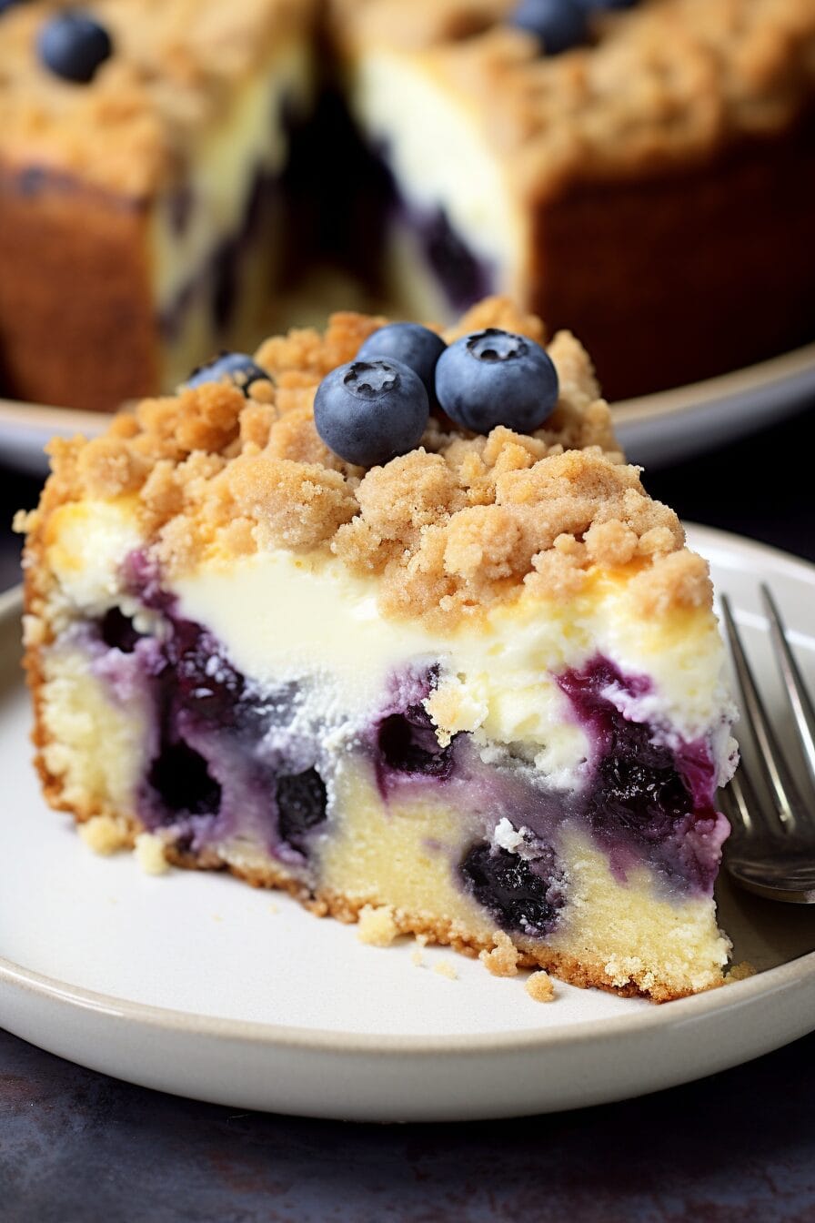 Cream Cheese Blueberry Cake