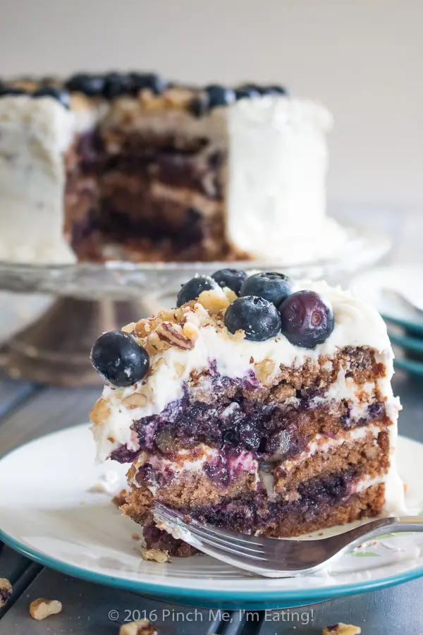 Spiced Blueberry Cake