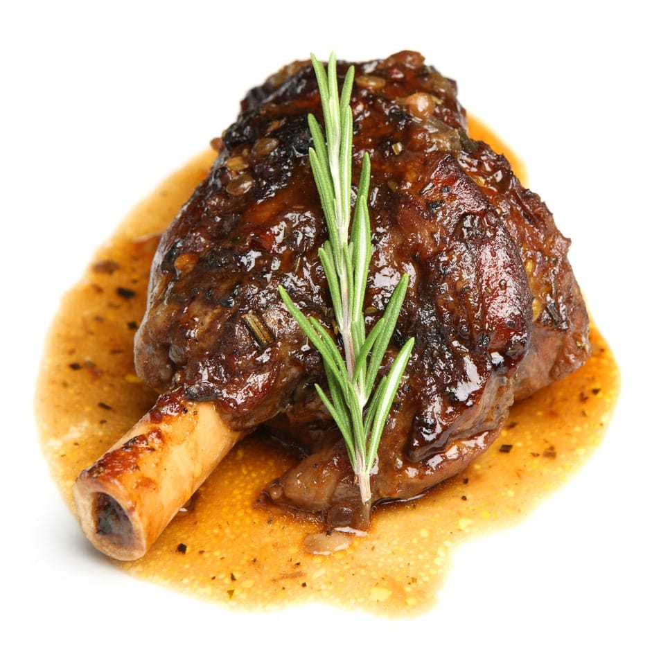 Braised Lamb Shanks with Rosemary Recipe