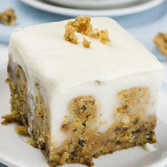 Carrot Cake Poke Cake