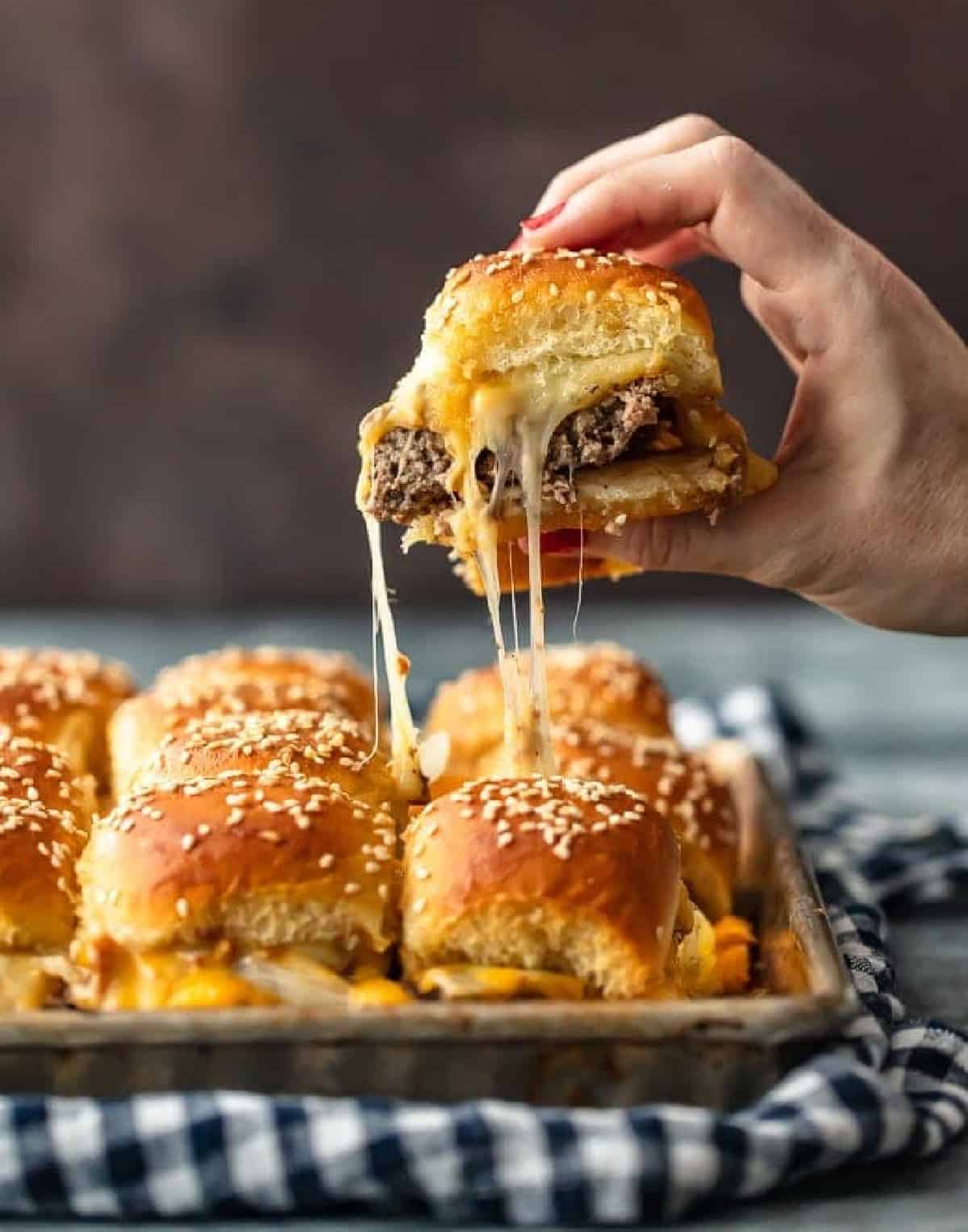 Mini Cheeseburger Sliders Recipe