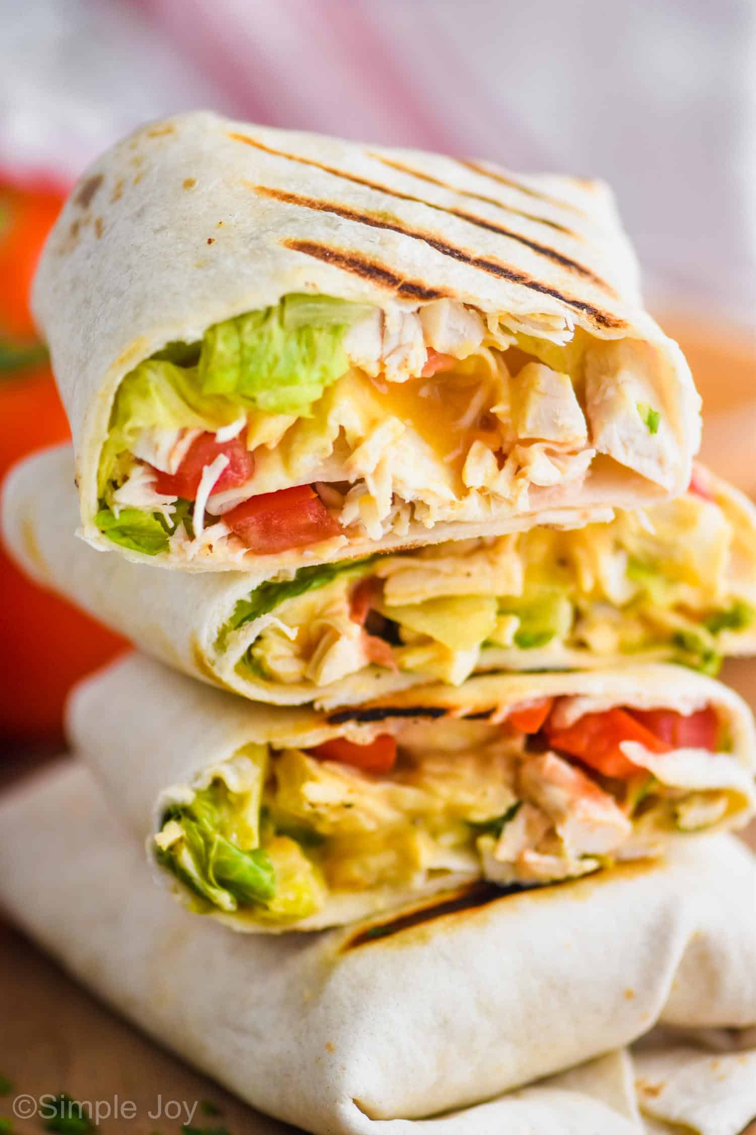 Easy Chicken Wrap Recipe