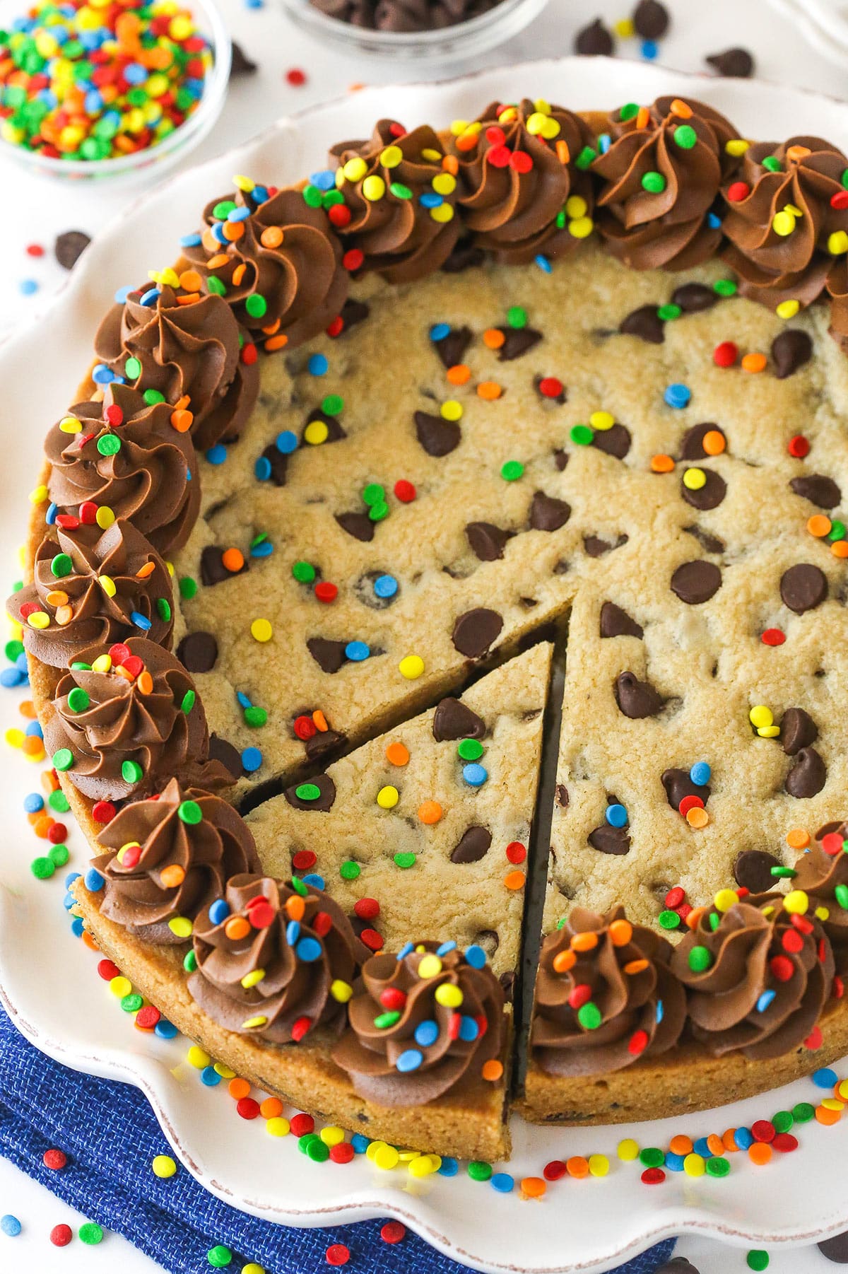 Chocolate Chip Cookie Cake