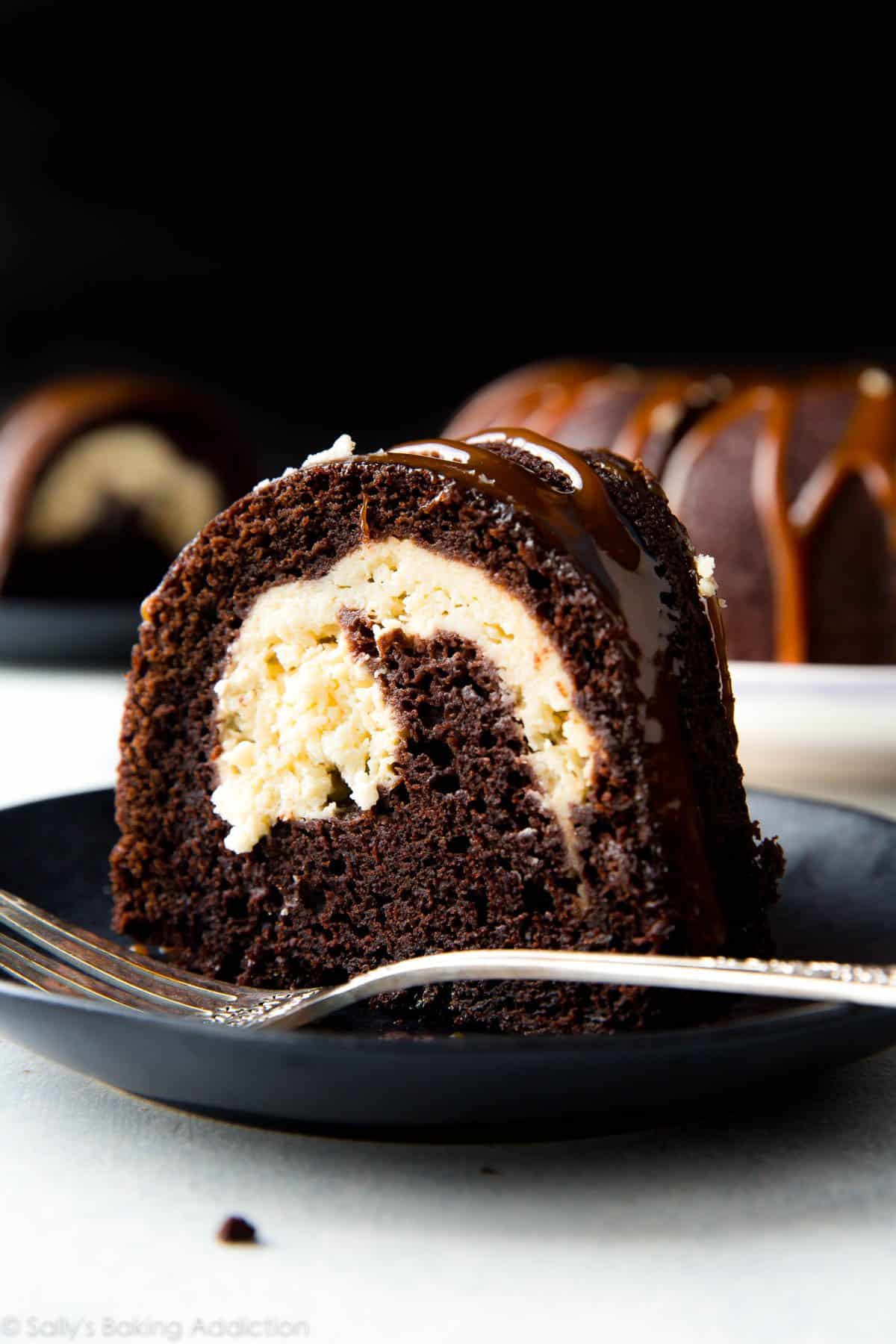 Cream Cheese Swirl Cake Mix Bundt Cake