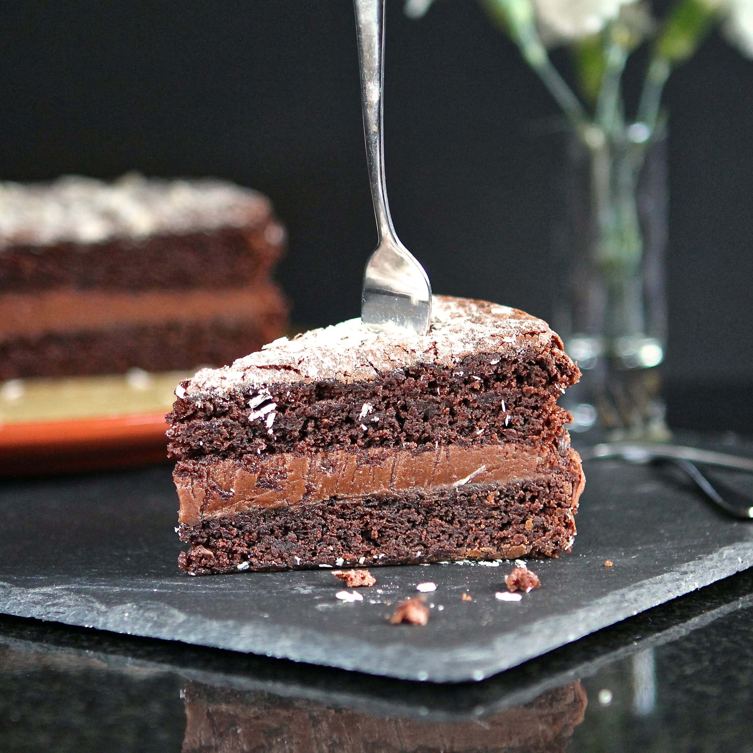 Gluten-Free Chocolate Fudge Cake