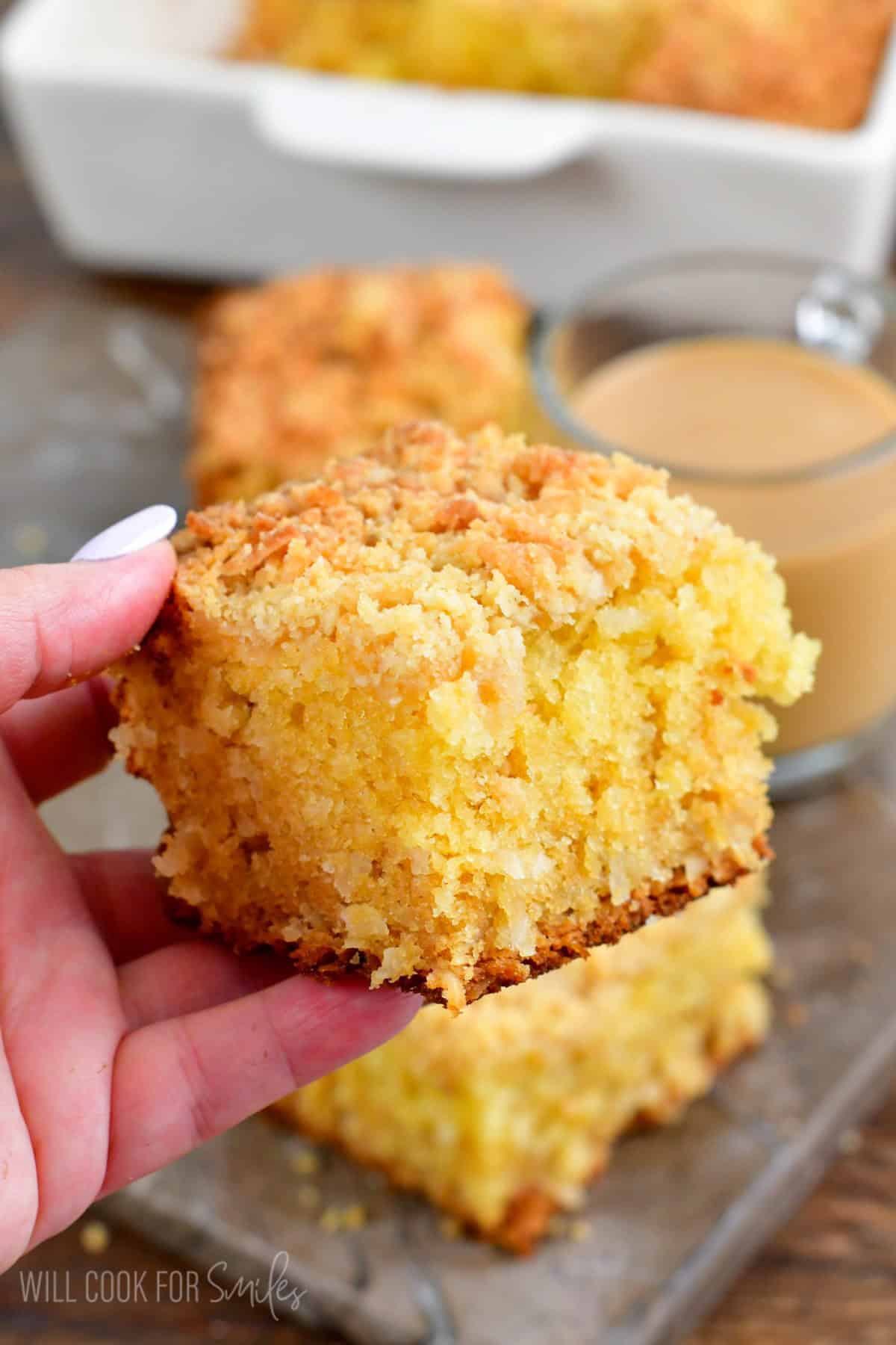 Coconut Coffee Cake