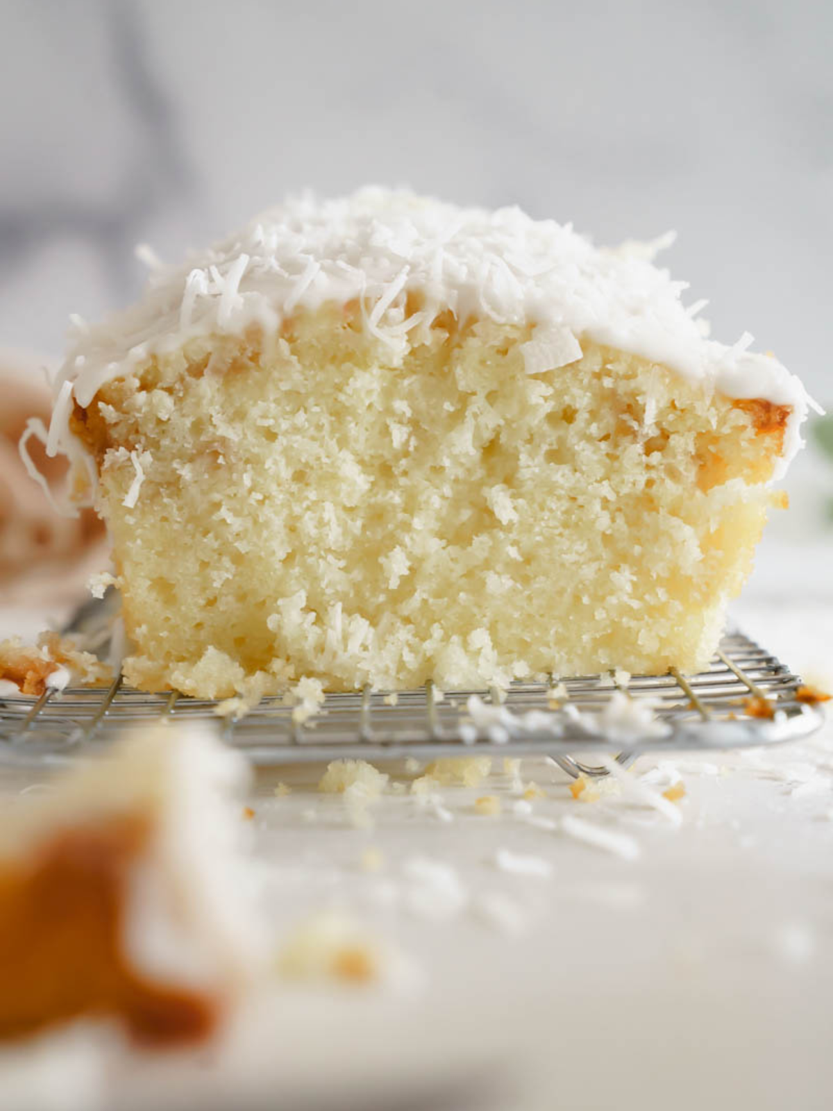 Coconut Cream Loaf Cake