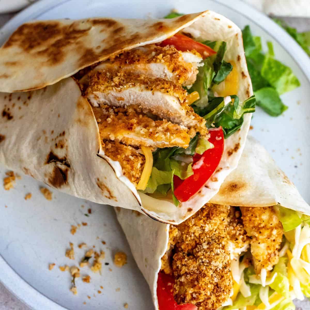 Crispy Chicken Wrap Recipe