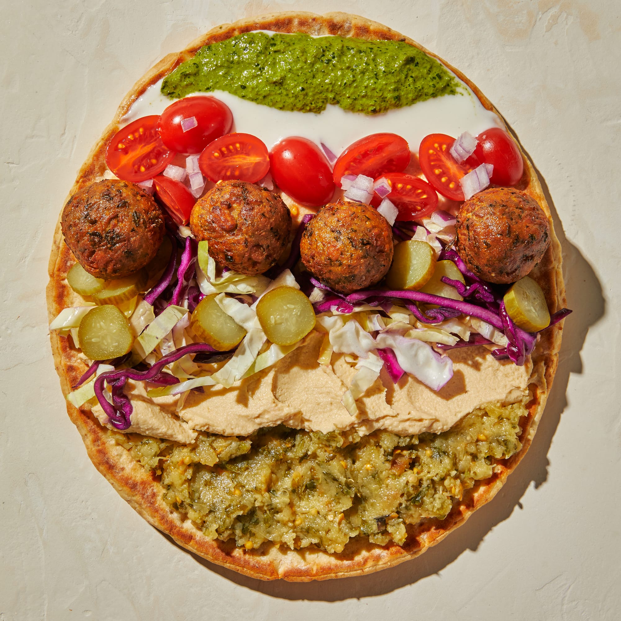 Crispy Falafel Pitas