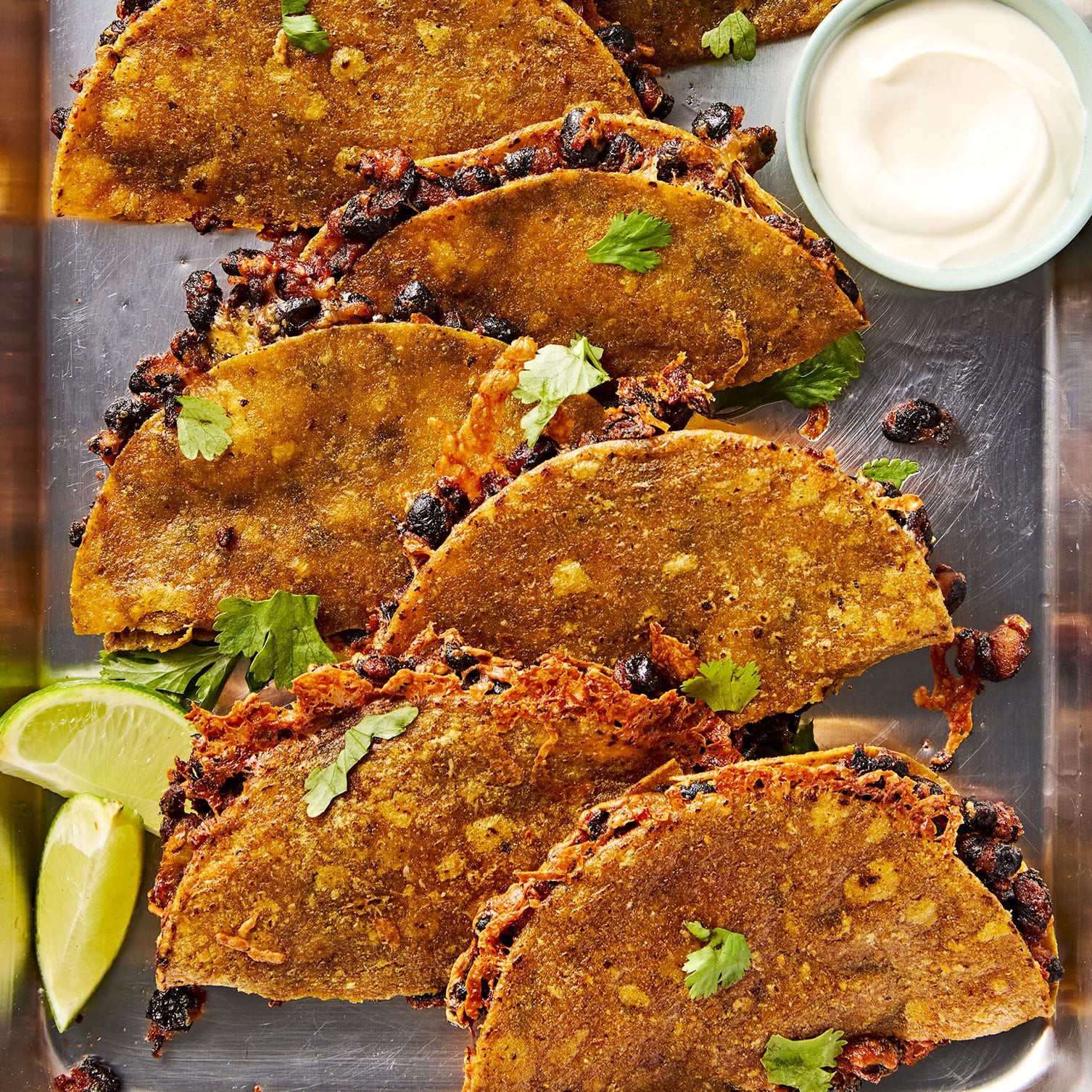 Crispy Sheet-Pan Black Bean Tacos