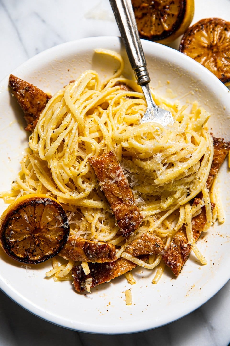 Lemon Butter Chicken with Noodles