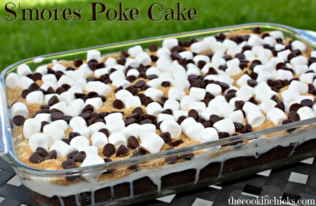 S'mores Poke Cake