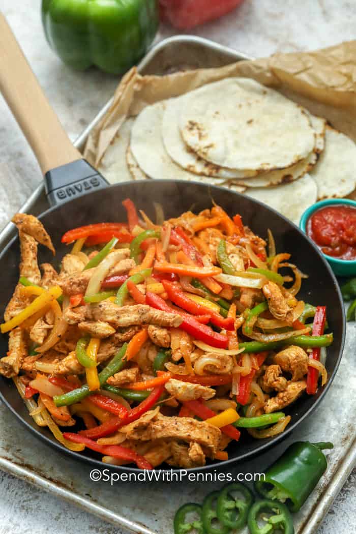 Simple Chicken Fajitas Recipe