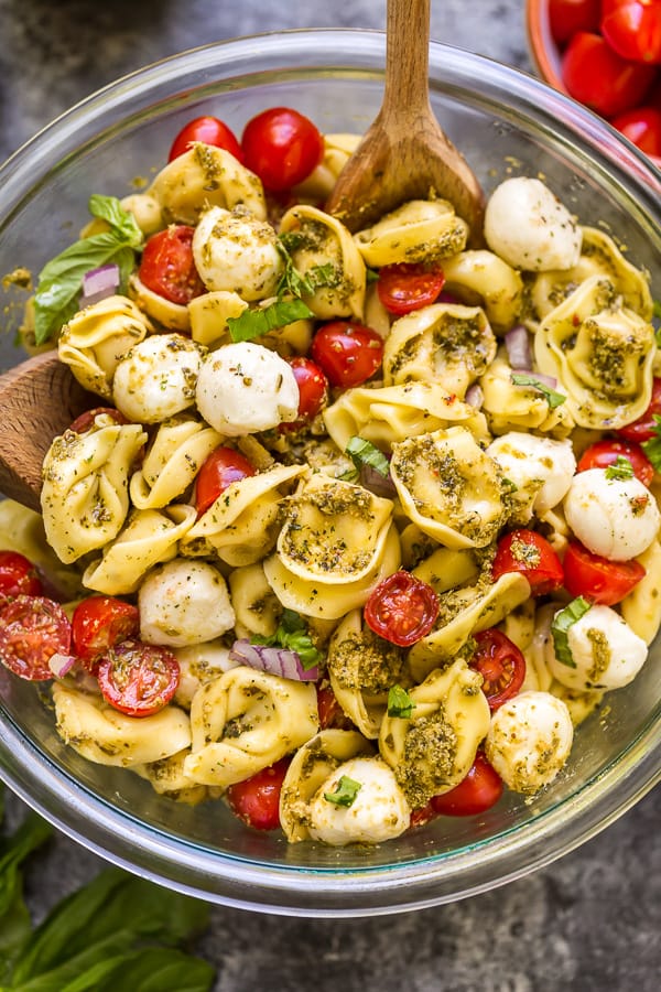 Pesto Tortellini Salad