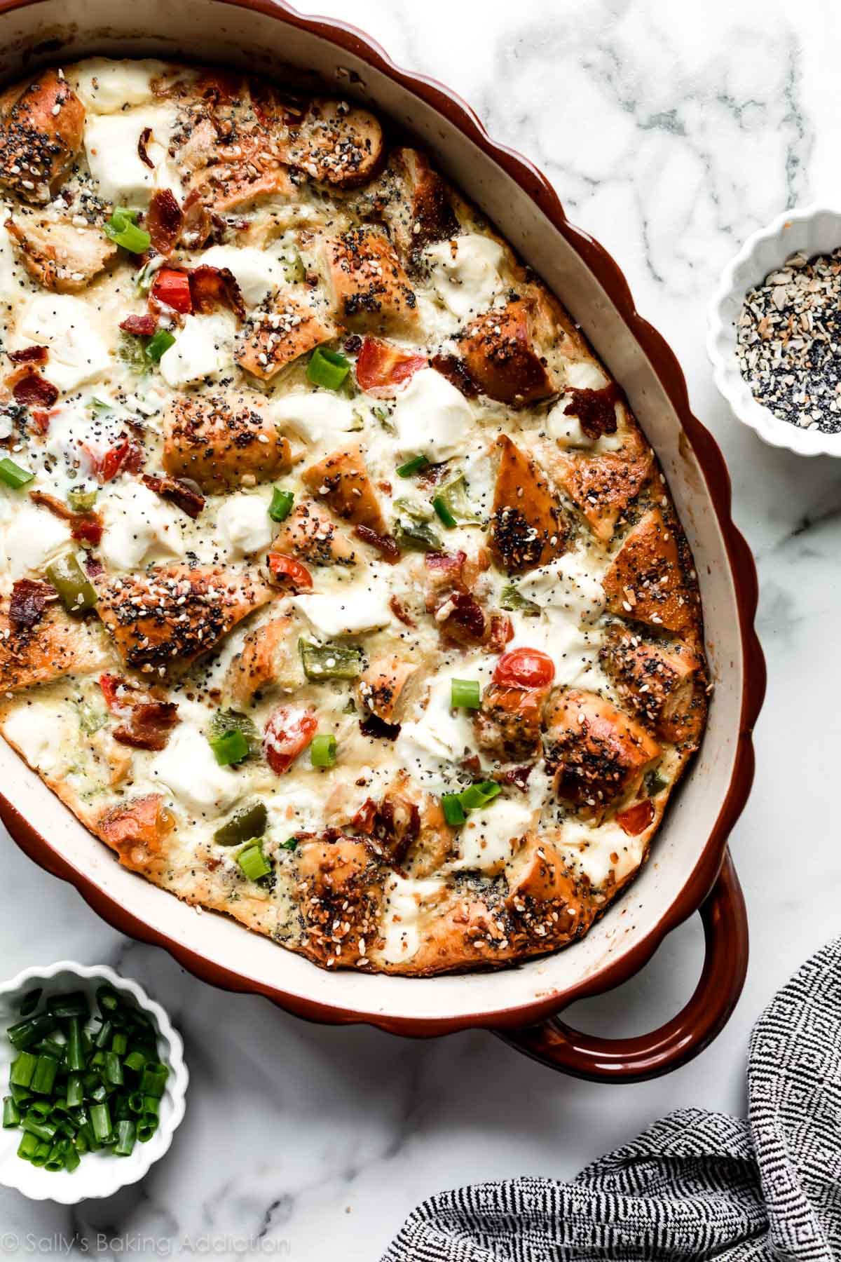 Bagel Breakfast Casserole