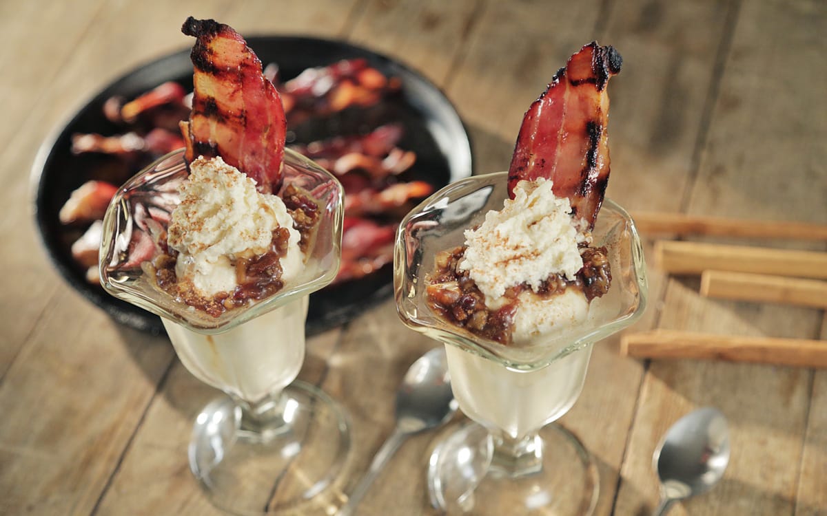 Bacon Ice Cream Sundae