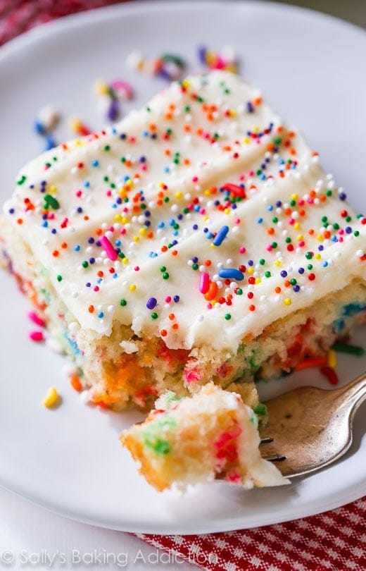 Funfetti Sheet Cake