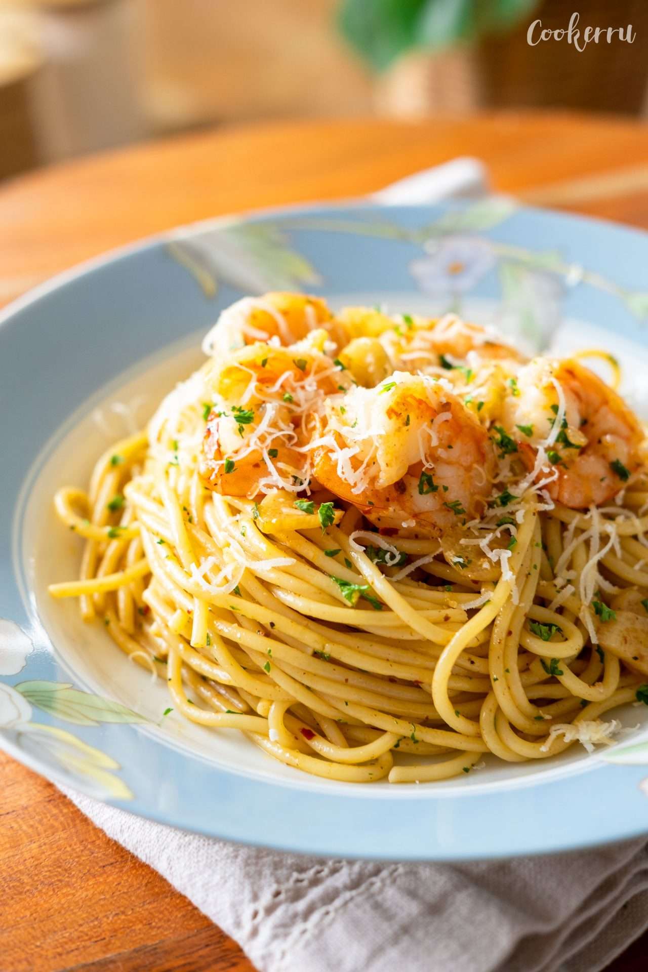 15-Minute Garlic Butter Shrimp Pasta Recipe