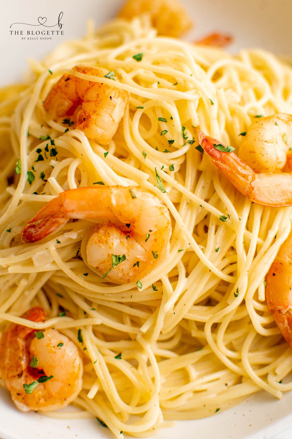 Garlic Butter Shrimp Scampi with Linguine
