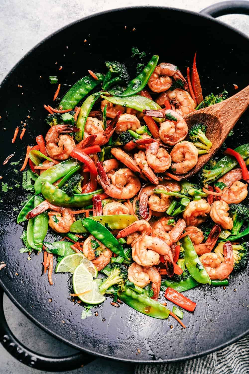 15-Minute Garlic Shrimp Stir-Fry