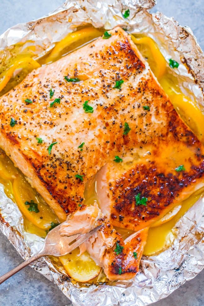One-Pan Lemon Garlic Butter Salmon