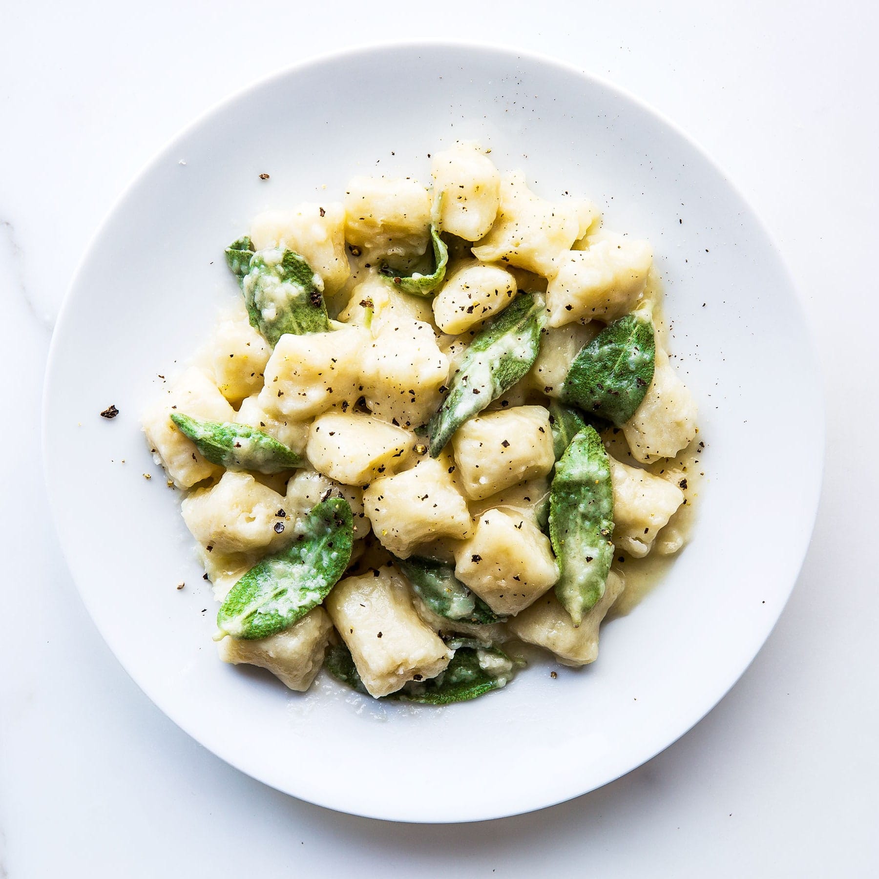 Homemade Gnocchi with Sage Butter