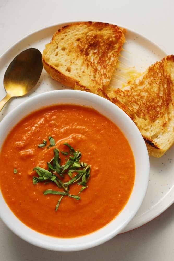 Traditional Grilled Cheese and Tomato Soup Recipe