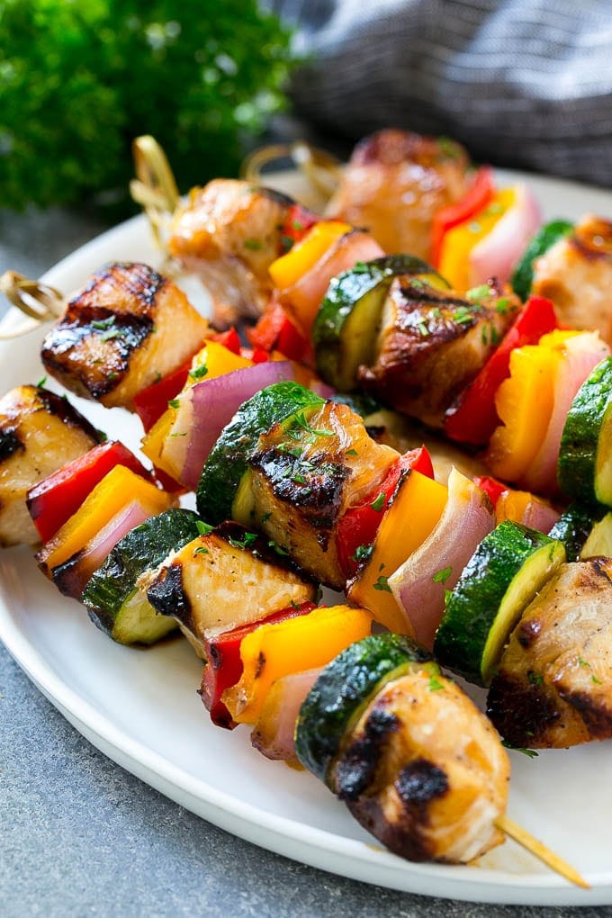 Grilled Chicken Skewers
