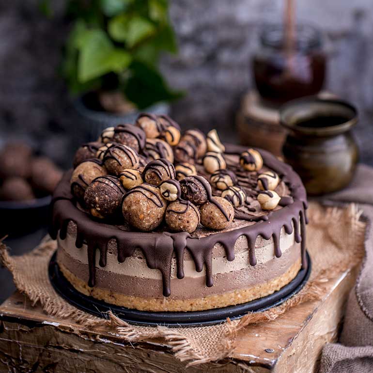 Chocolate Hazelnut Coffee Cake