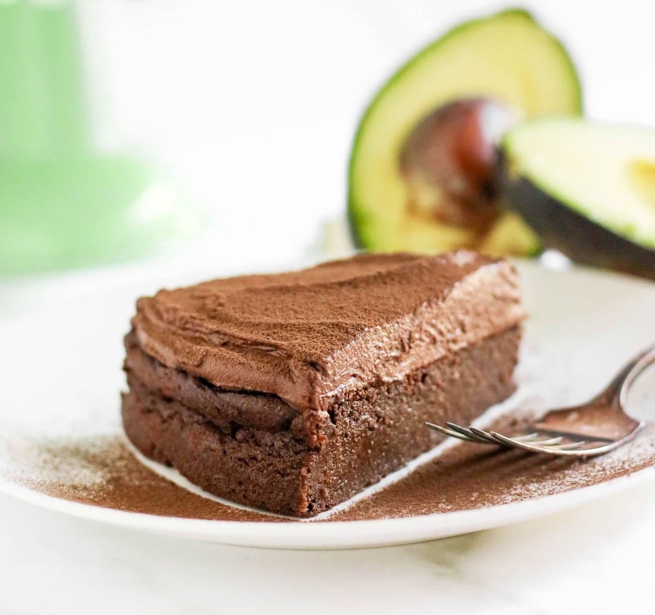 Healthy Chocolate Avocado Cake