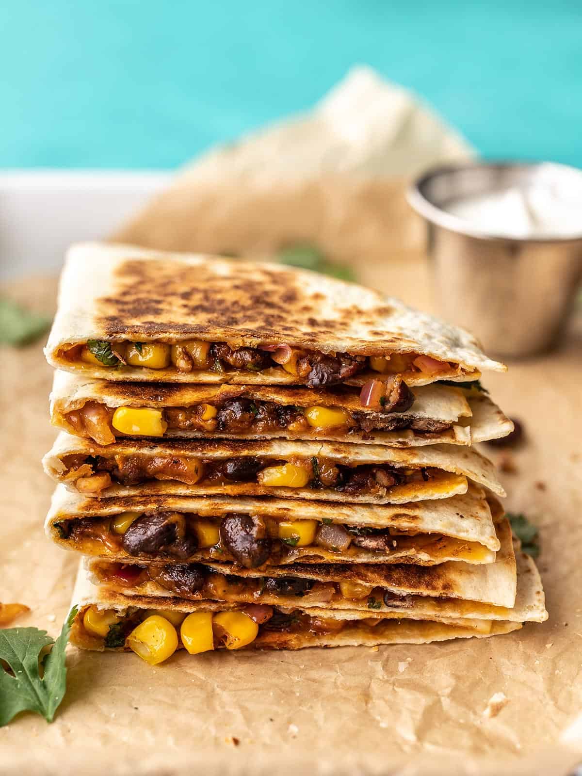 Basic Bean and Cheese Quesadilla Recipe