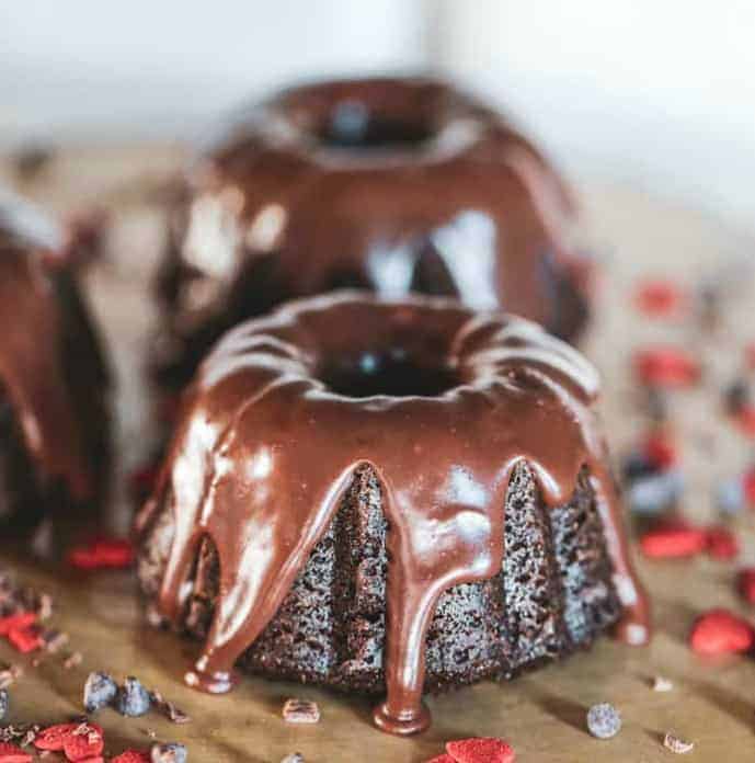 Mini Chocolate Lava Bundt Cake