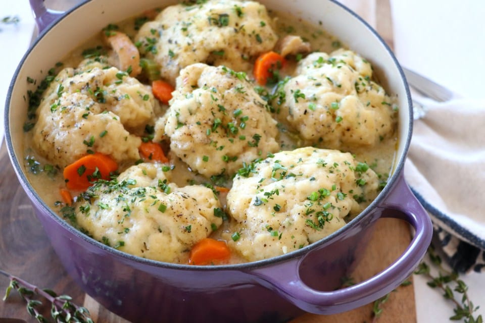 Herbed Chicken and Dumplings