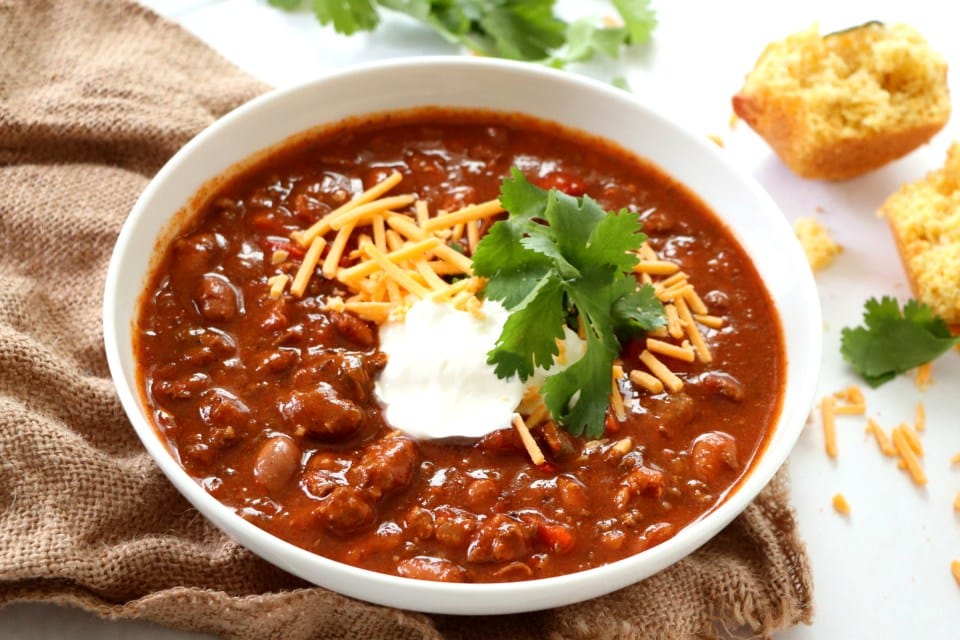 Three Meat Chili Recipe