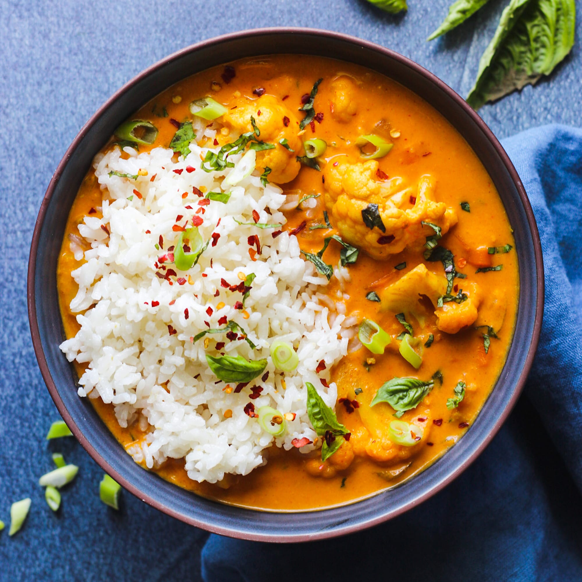 Thai Red Curry with Coconut Rice Recipe