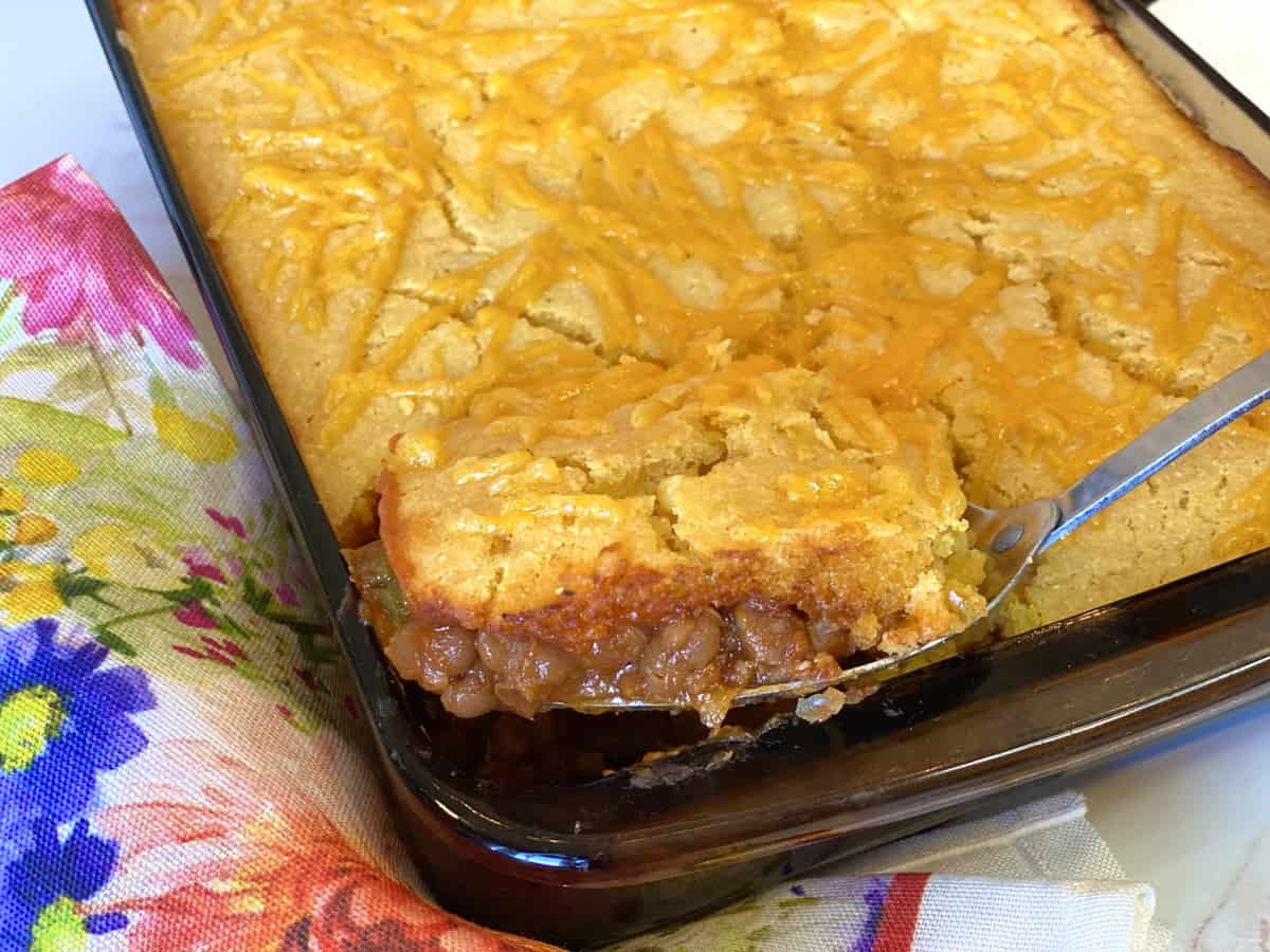 Bean and Cornbread Casserole Recipe