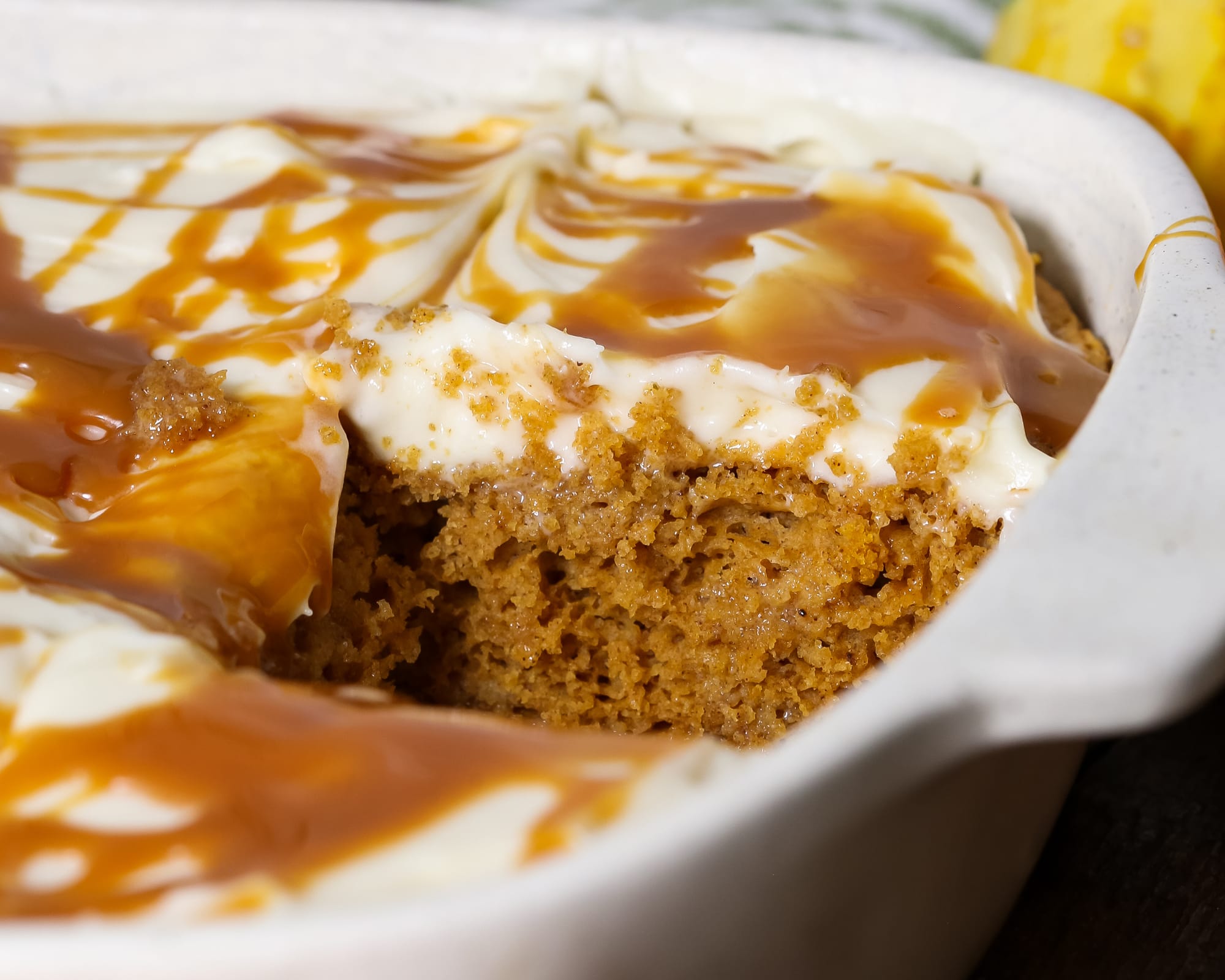 Pumpkin Spice Poke Cake