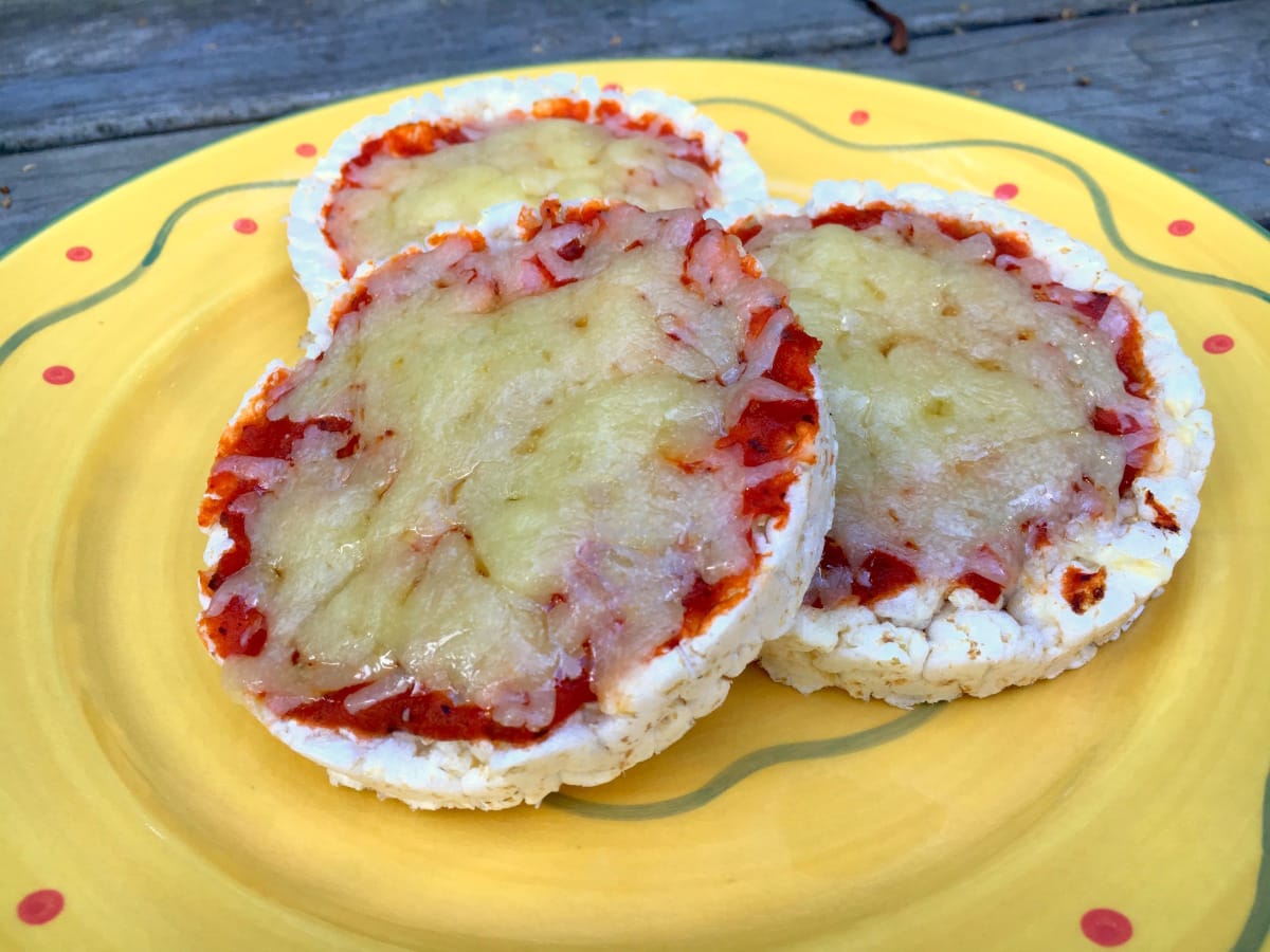 Mini Pizza Rice Cakes