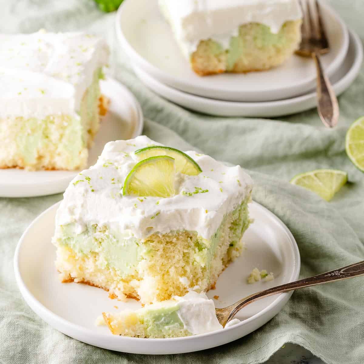 Key Lime Poke Cake