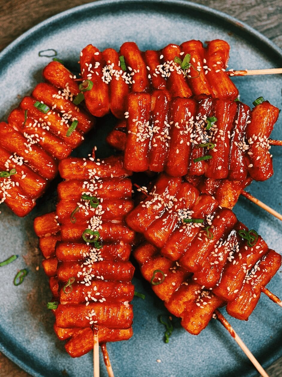 Spicy Korean BBQ Rice Cakes