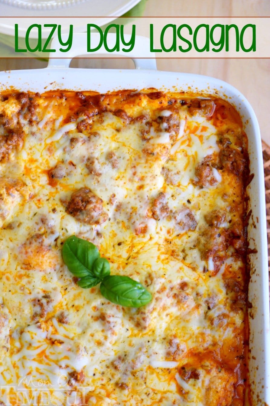 Lazy Day Lasagna Recipe