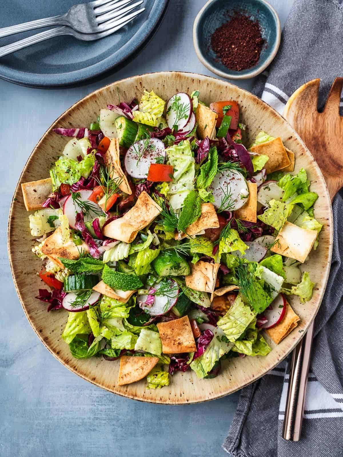 Lebanese Fattoush Recipe