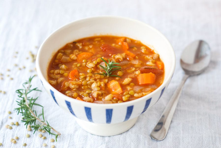 Lentil and Barley Soup