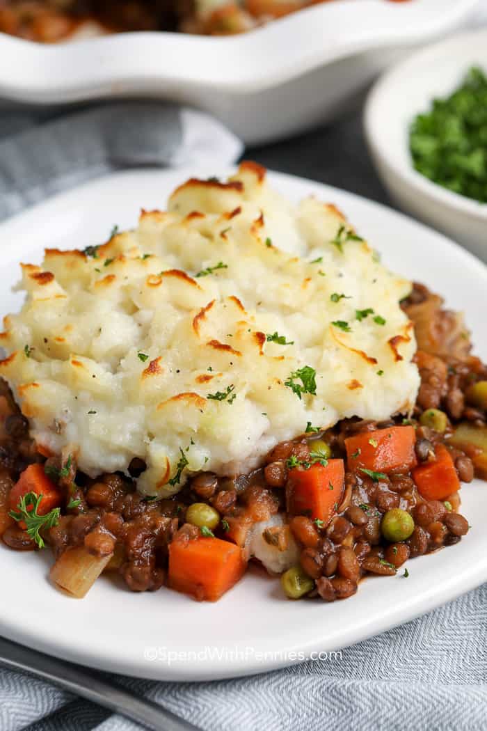 Lentil Cottage Pie Recipe