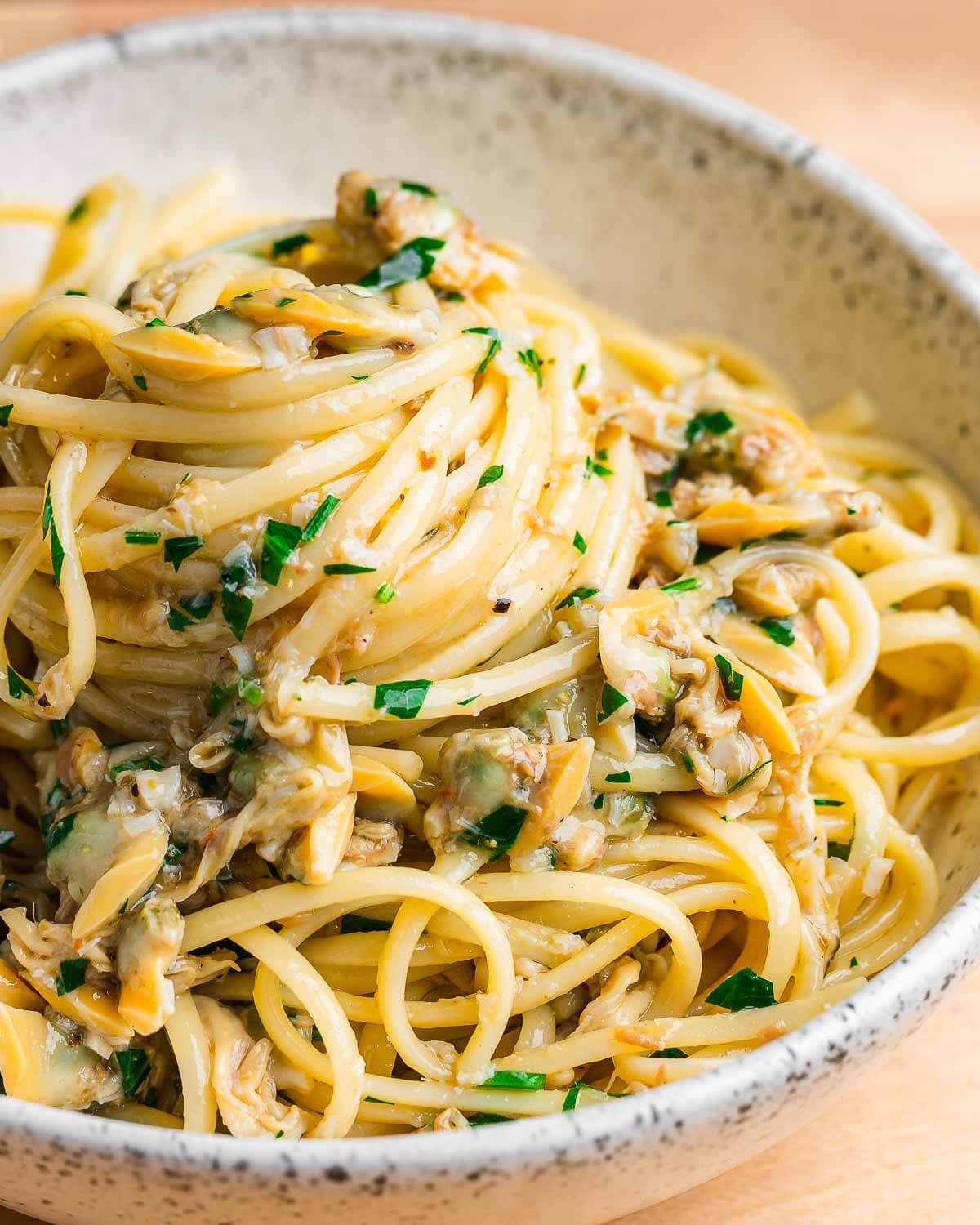 Pasta with Canned Clam Sauce