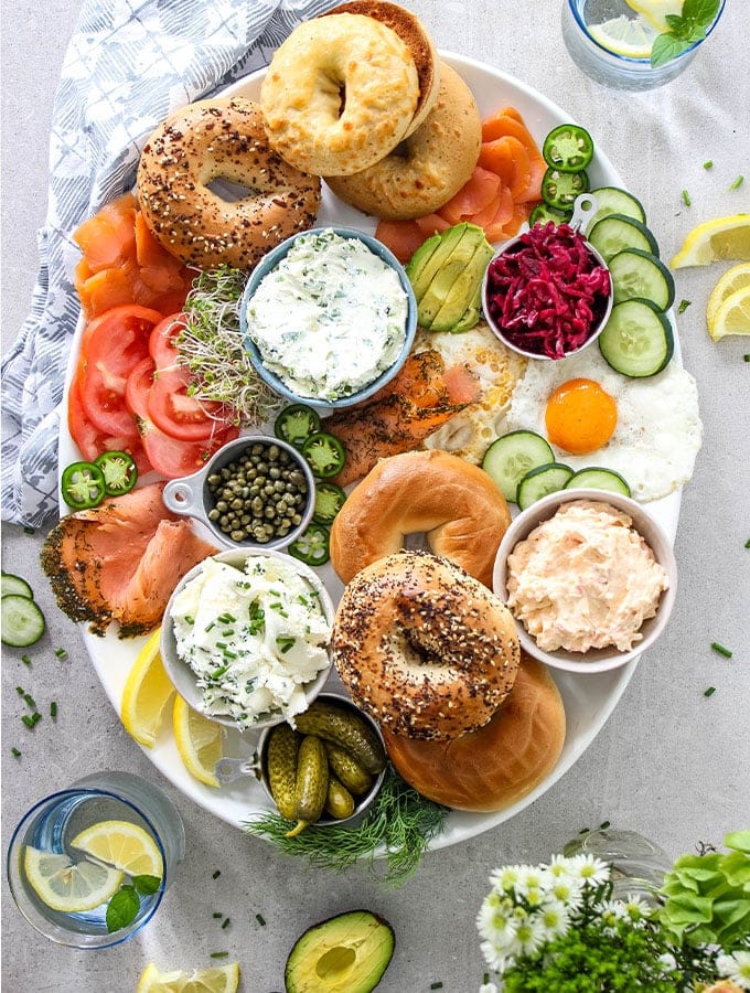 Easy Bagel Plate Recipe