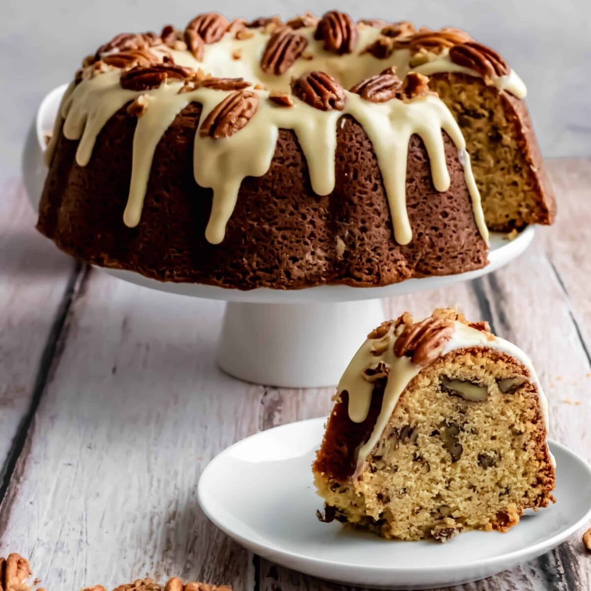 Maple Pecan Pound Cake