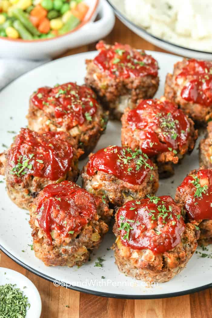 Mini Meatloaf Cupcakes