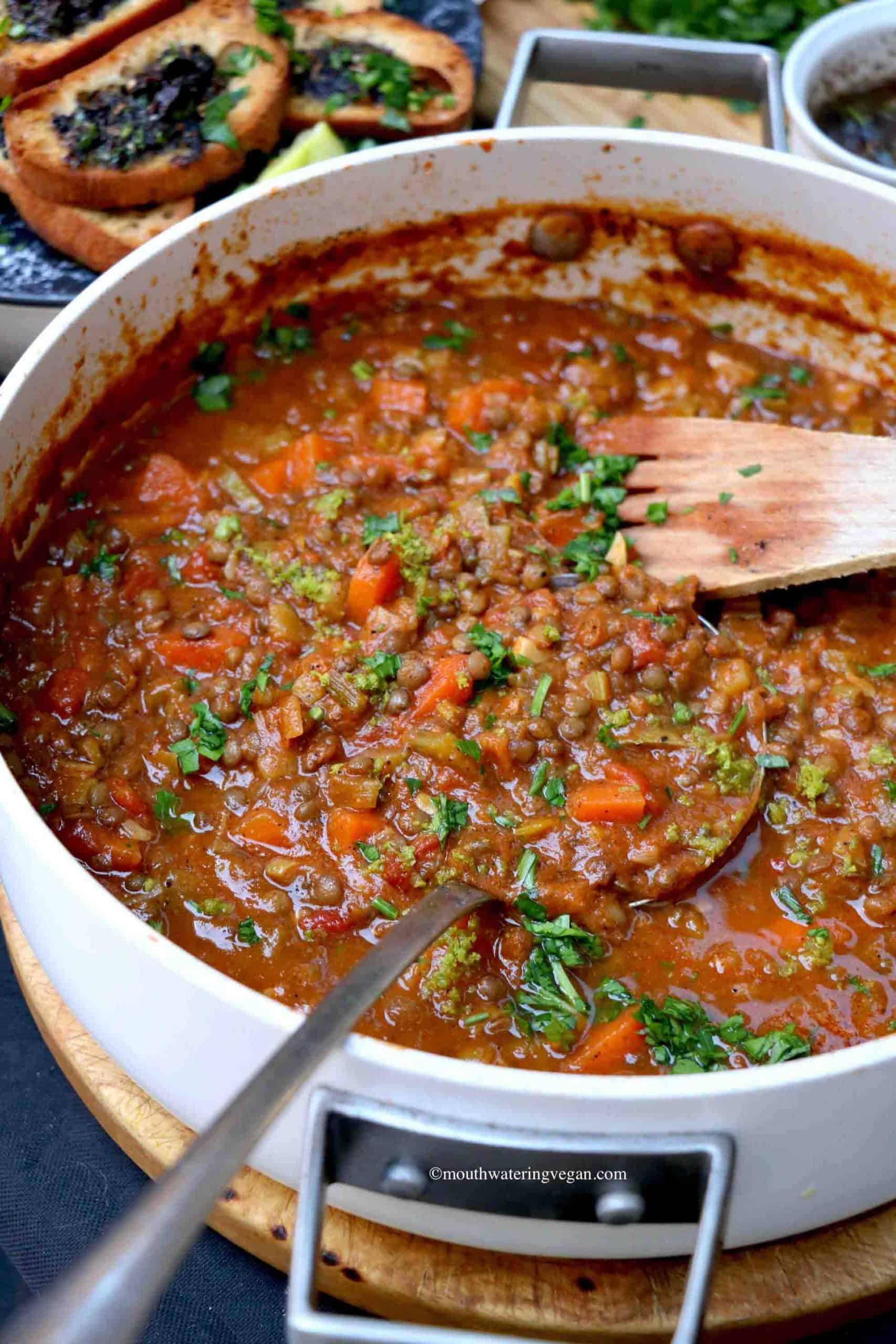 Carrot and Lentil Stew Recipe