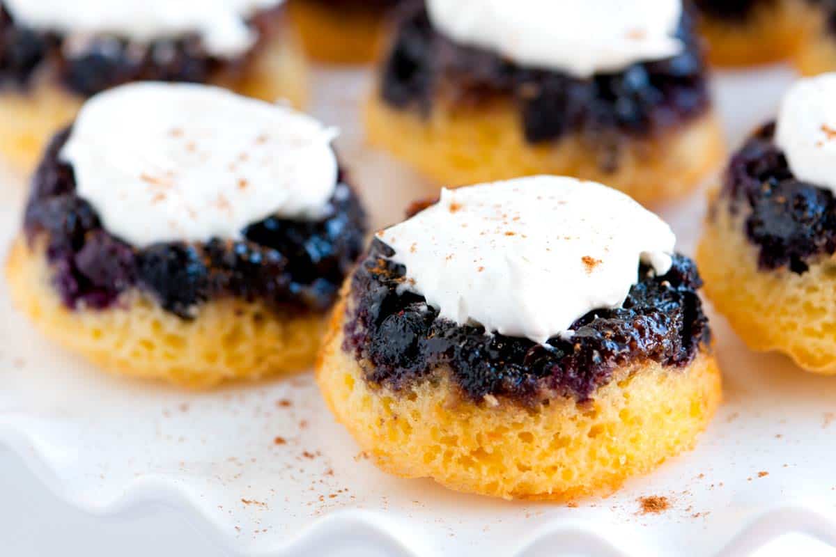 Mini Blueberry Cakes